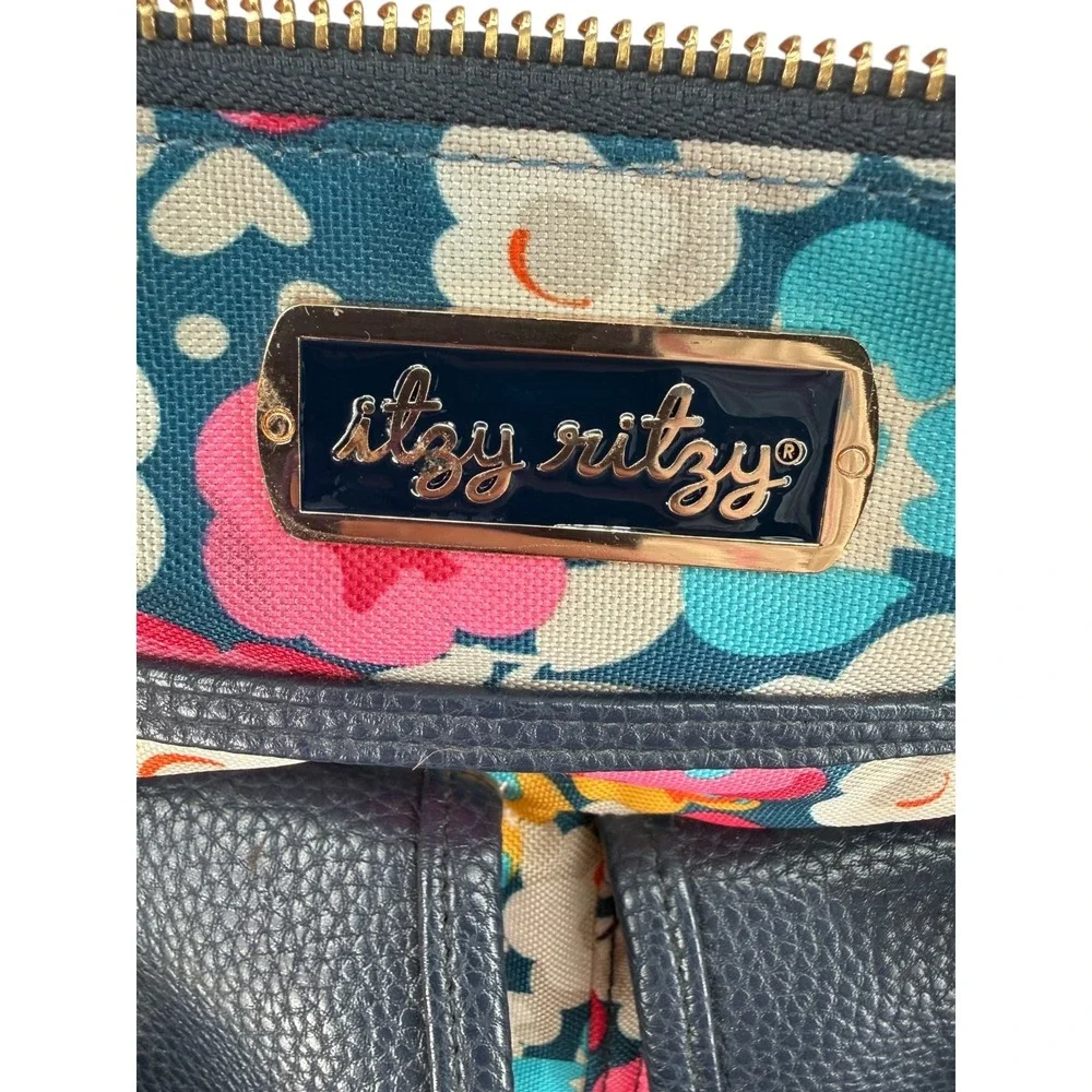 Itzy Ritzy Triple Threat Diaper Bag‎ Posy Pop Floral Multi-Way Backpack Satchel